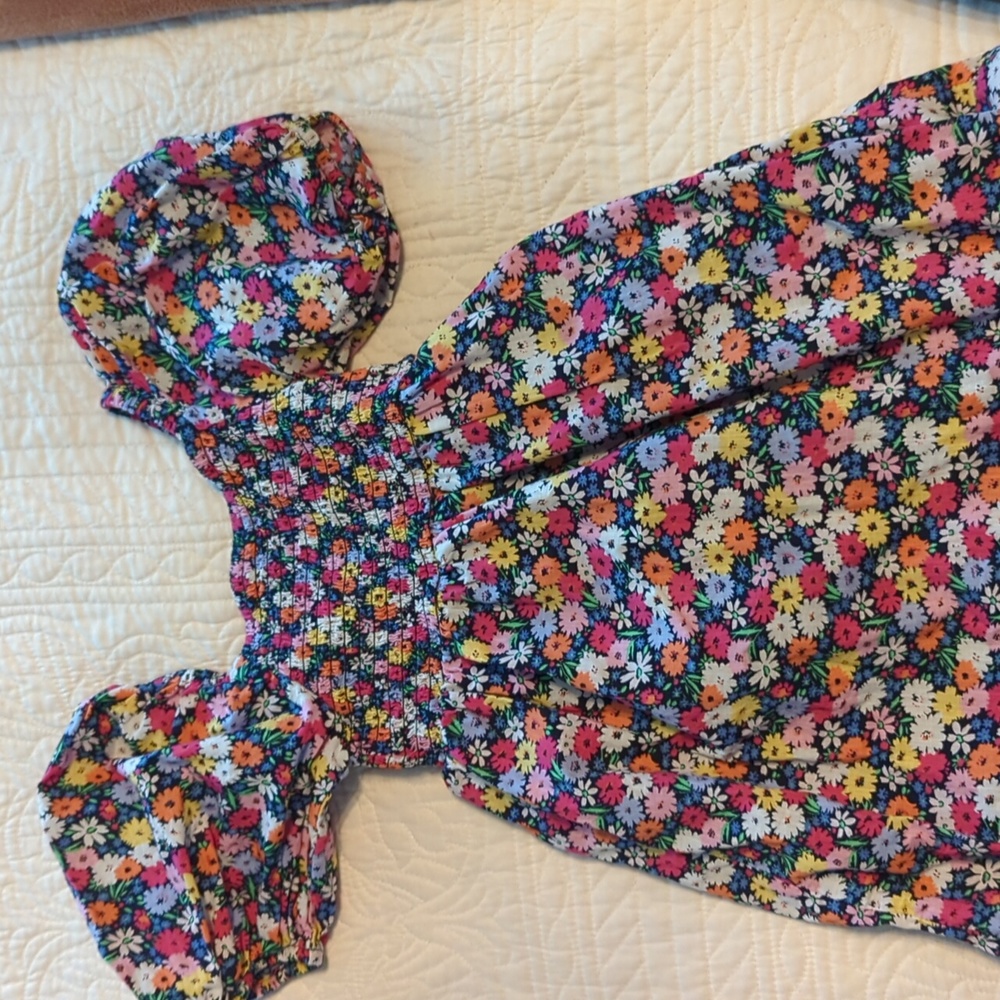 Floral Puff Sleeve Dress